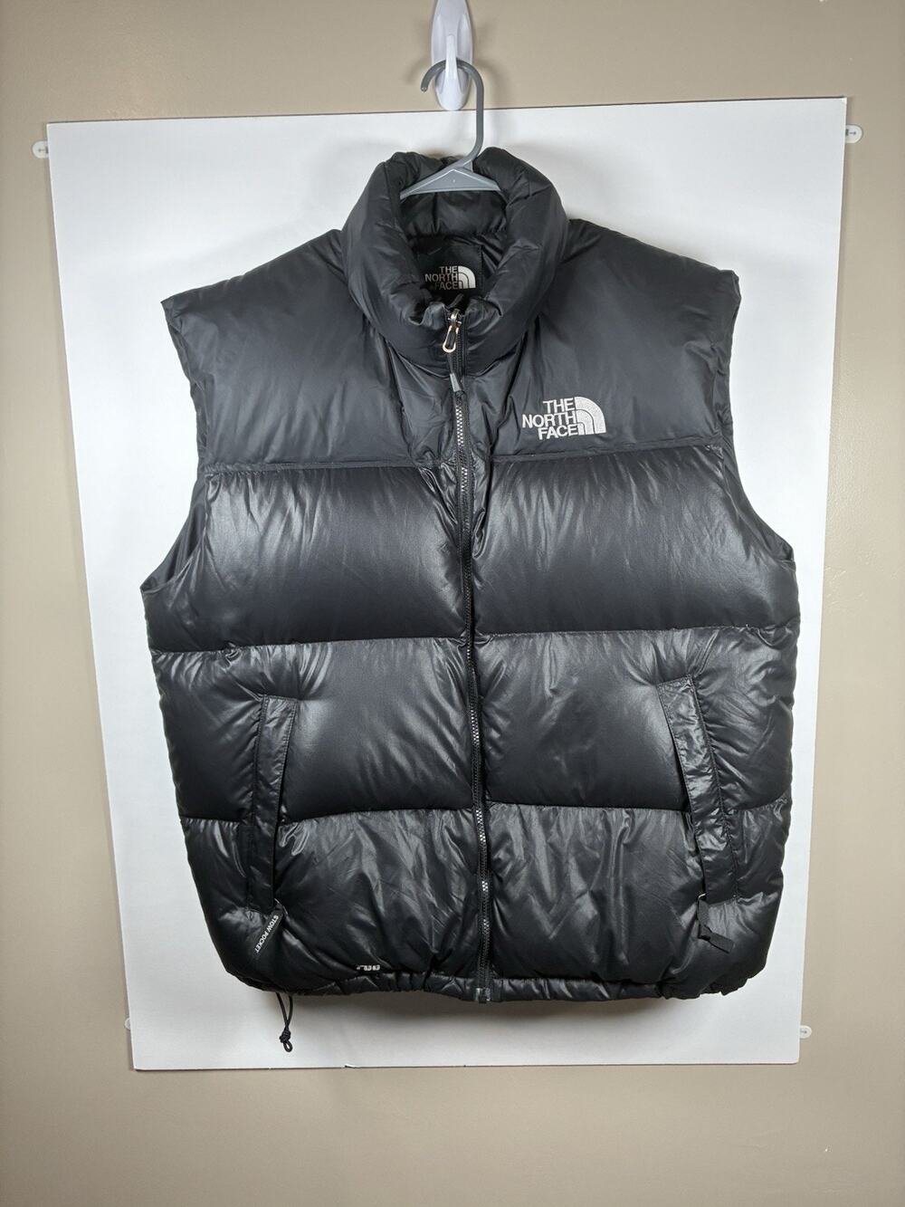 The North Face Nuptse 700 Fill Goose Down Puffer Vest Black XL